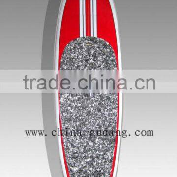 Red Stripe Design Fiberglass Stand up Paddle Board