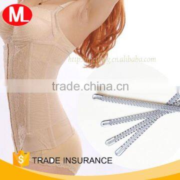 Wholesale Bra spiral steel bone nickel plated spiral bra bone for wedding dress