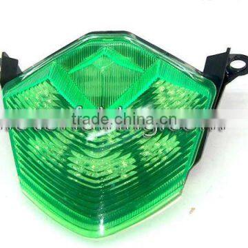 Kawasaki ZX-6R tail lights/Motorcycle Green LED tail light for ZX6R 09-11