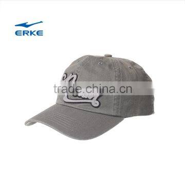 ERKE Classic 6 Panel Low Profile Cotton Twill Cap Snapback Baseball Cap With Strap With Antique Brass Buckle photo-3