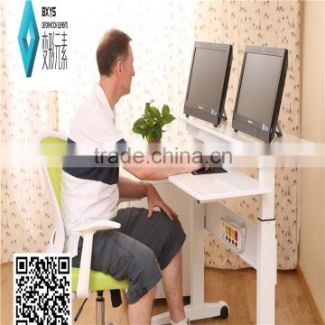 zu single motor height adjustable desk with CE certificate