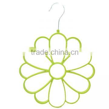Hight Quality Green Color Velvet Flower Scarf Hanger photo-2