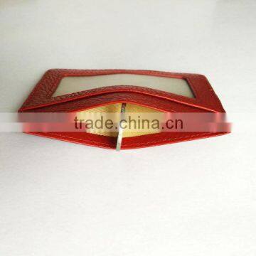 2015 new product faux leather card holder wholesale