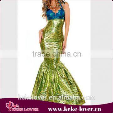 V89113 Wholesale cheap good quality mermaid sexy dress backless sequined dress sexy halloween costume