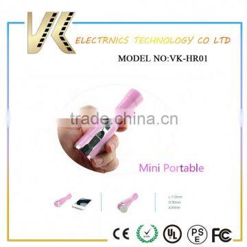 Rechargeable battery mini lady electric hair shaving machine