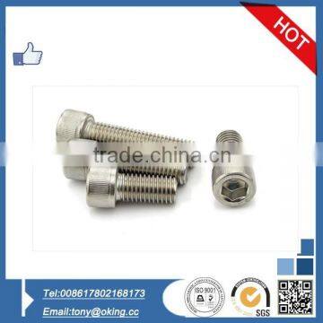 din912 stainless steel recessed hex head screw support customized