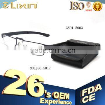 2016 Italy design. stainless steel frame with pc temple fashion reading glassses eyewear