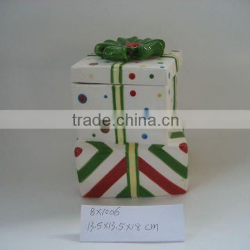 christmas ceramic gift box