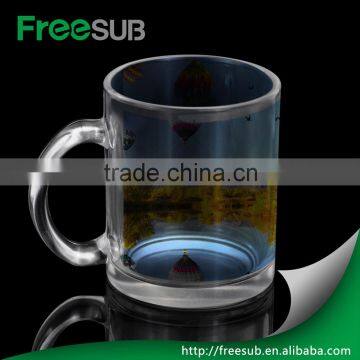 Eco-Friendly 11oz Sublimation Mug Transparent Coffee Beer Mug Whoelsale In Yiwu Market photo-3