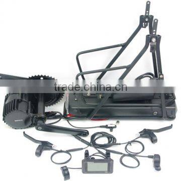 MID crank motor bafang MM G31.250 with rear rack style lithium battery samsung cells