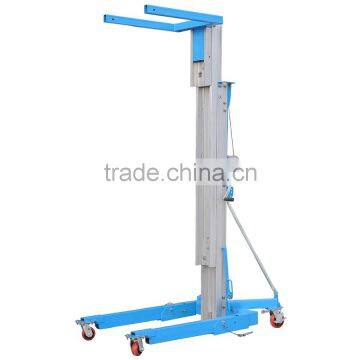 Aluminium Manual Aerial Winch Lifter Work Platform