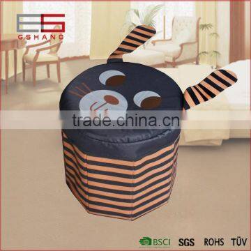 Foldable Fabric Storage Seat / Wooden Box