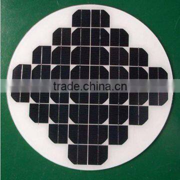 2.2W 12V Round Solar Panel With 30cm Connecting Wire