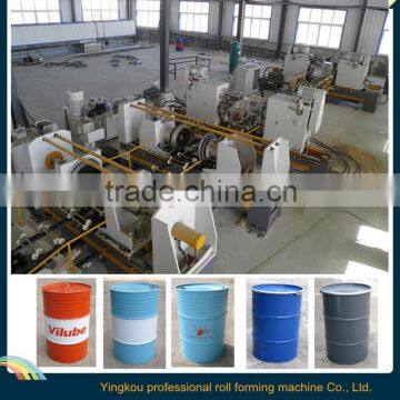 Middle speed steel drum manufacturing plant or Steel drum production line 200L