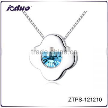 2016 New Flower Design Crystal Alloy Necklace