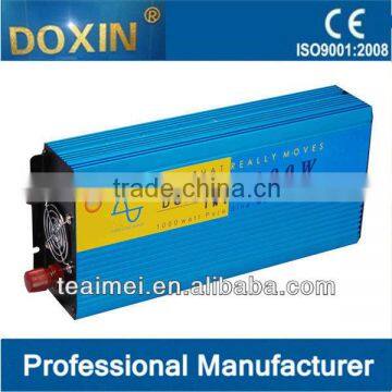 1000W real power 12V 220V pure sine wave inverter