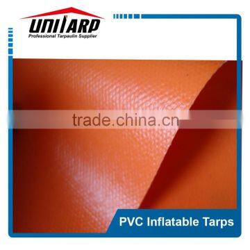 waterproof orange PVC inflatable fabric