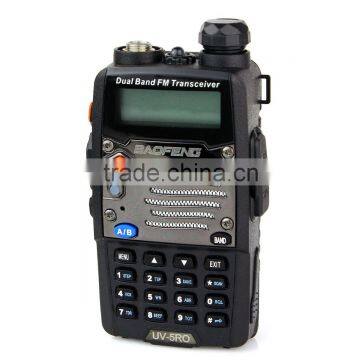 Black Walkie Talkie Baofeng UV-5RO VHF+UHF 134-174MHz 400-520MHz VOX Dual Band Standbys DTMF Two Way Radio