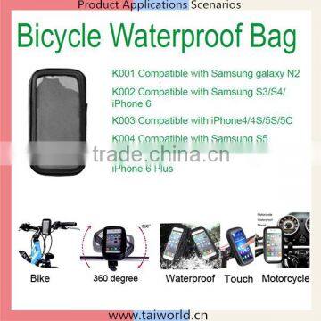 High Quality Universal Bike Holder Mount With Waterproof Bag Case