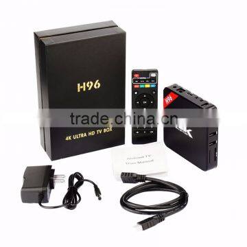 2016 Wholesale Media Player Set Top Box H96 4K S905 1g/8g TV BOX With Aliplay photo-6