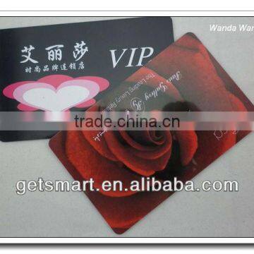 SGS approval gold PVC Plastic Card Supplier for 11 years experience