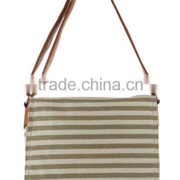 #648 Navy Style Crossbody Bag Female Casual Cotton Fabric Messenger Handbag for Ladies photo-3