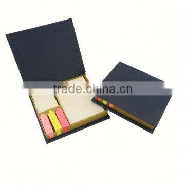 Sticky memo notepad 3sizes plastic holder sticky memo pad