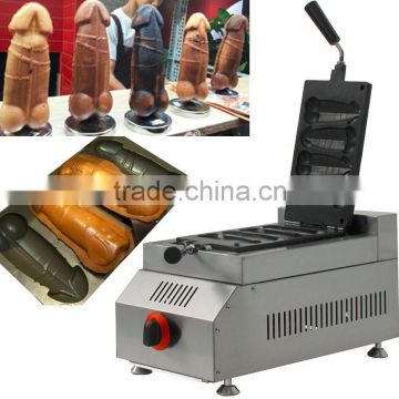 2015 gas type Male penis waffle maker, Hotdog Penis Waffle Maker Iron Machine Baker