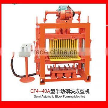 QT4-40A Semi-Automatic Block Forming Machine popular in alibaba,hollow block machine