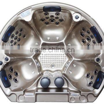 North Europe hot sale acrylic 5 persons jets spa hot tub