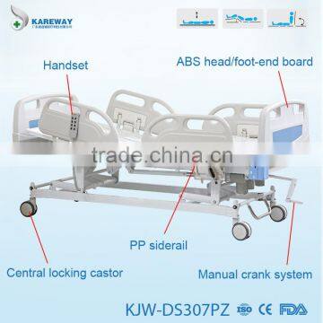 3 Functions Electric&manual Hospital Bed, T-motion Electric Bed KJW-DS307PZ