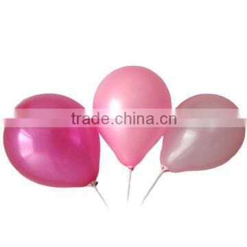 2016 Hot Sell Colorful Round Latex Balloon/pealized Round Balloon