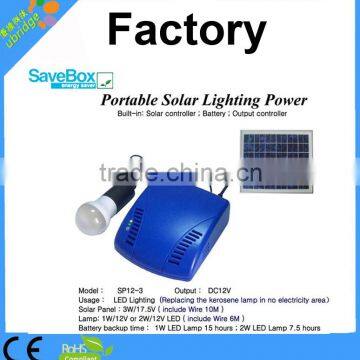 portable solar lighting power 13w with lowest cost