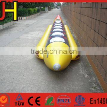 Commercial Durable 10 Seaters Inflatable Flying Banana Boat For Sale