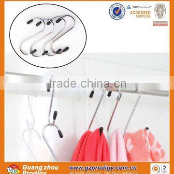 high quanity stainless steel s shaped hanger hook