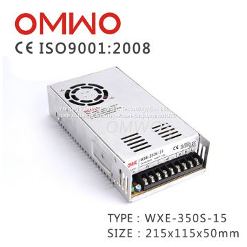 350W  15V Single output switching power supply WXE-350S-15