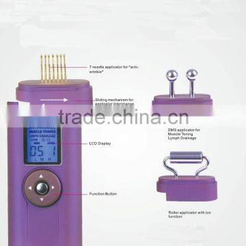Portable Electrical Galvanic Current Beauty Equipment&machine for Wrinkle Removal Acne Treatment photo-5