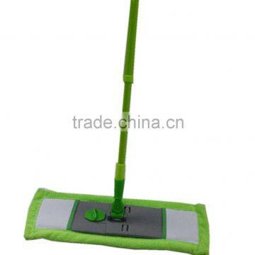 2016 New Microfiber Flat Floor Mop Duster Mop 100% Microfiber Extendable Handle