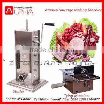 Hand Use Small Capacity Home Party Use Stainless Manual Sausage Stuffer