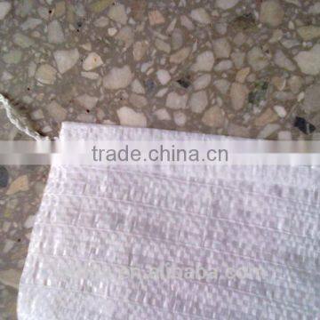 China high quality white 50kg 25kg pp woven bag with SGS certification