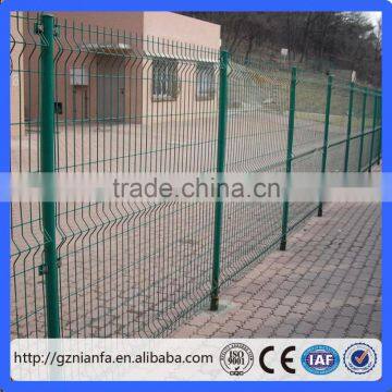 Lowest Price High Quality double wire welded fence/cheap wire fence(Guangzhou Factory)