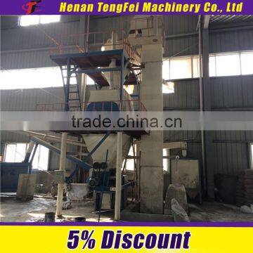 self leveling mortar cement adhesive plant mix plaster machine