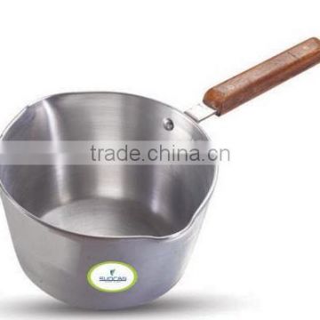 Aluminum Sauce Pan with long stainless steel handle