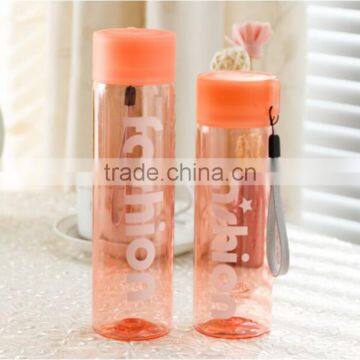 BPA FREE 410ml/330ml Water Bottle/ Sports Plastic Water Bottle With Straw