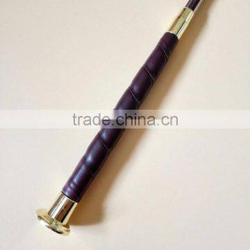 EQUESTRIAN LEATHER WHIP HORSE RIDING LEATHER WHIP WITH LONG HANDLE ENGLISH RIDING LEATHER WHIP LEATHER THREADED RIDING WHIP photo-3