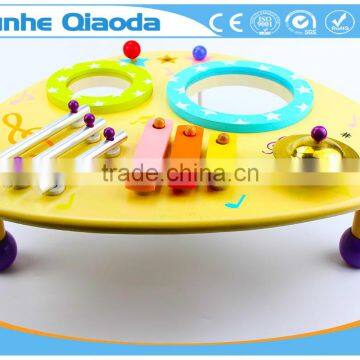 Wooden Musical Toys Percussion Instruments Two Drum Table Xylophone Drum Symbol Noisy /educational Wooden Toy/ photo-4