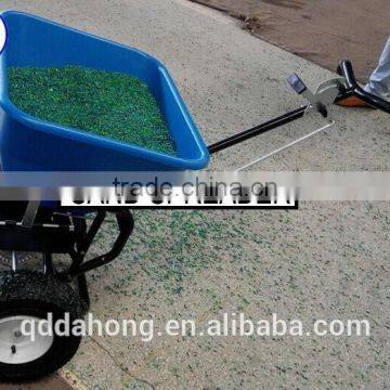 Salt spreader cart, fertilizer spreader cart