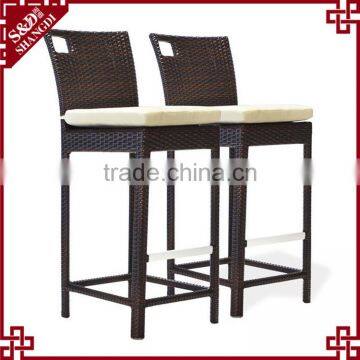 Hot sale wicker high bar stools classical modern bar chair price