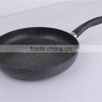 SGS Certificate Marble Coating Industrial Gas Diamond Frying Pan