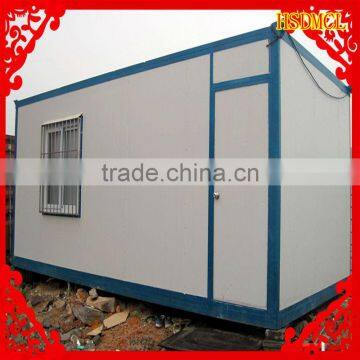 China prefabricated steel structure flat pack living container house